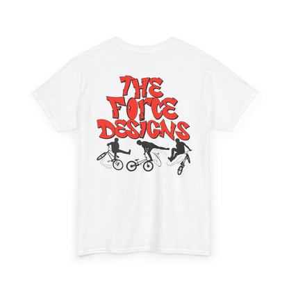 TFD BMX Heavy Cotton Tee, Unisex Cycling Shirt, Bike Riding Apparel, Sports Tee, Gifts for Bike Lovers, Streetwear, Activewear