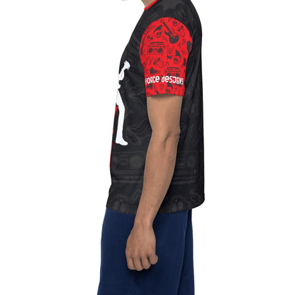 Rock 'N' Roll Men's Jersey — Guitar Silhouette Music Tee