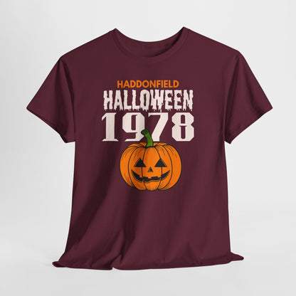 Halloween Graphic Tee, Spooky Unisex T-Shirt, Pumpkin Costume Top, Horror Movie Shirt, Fall Fashion, 1978 Theme