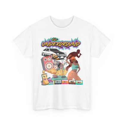 El Underground, The Force Designs, 90s, classicos, reggae, reggaeton, culture, hip hop,Unisex Heavy Cotton Tee