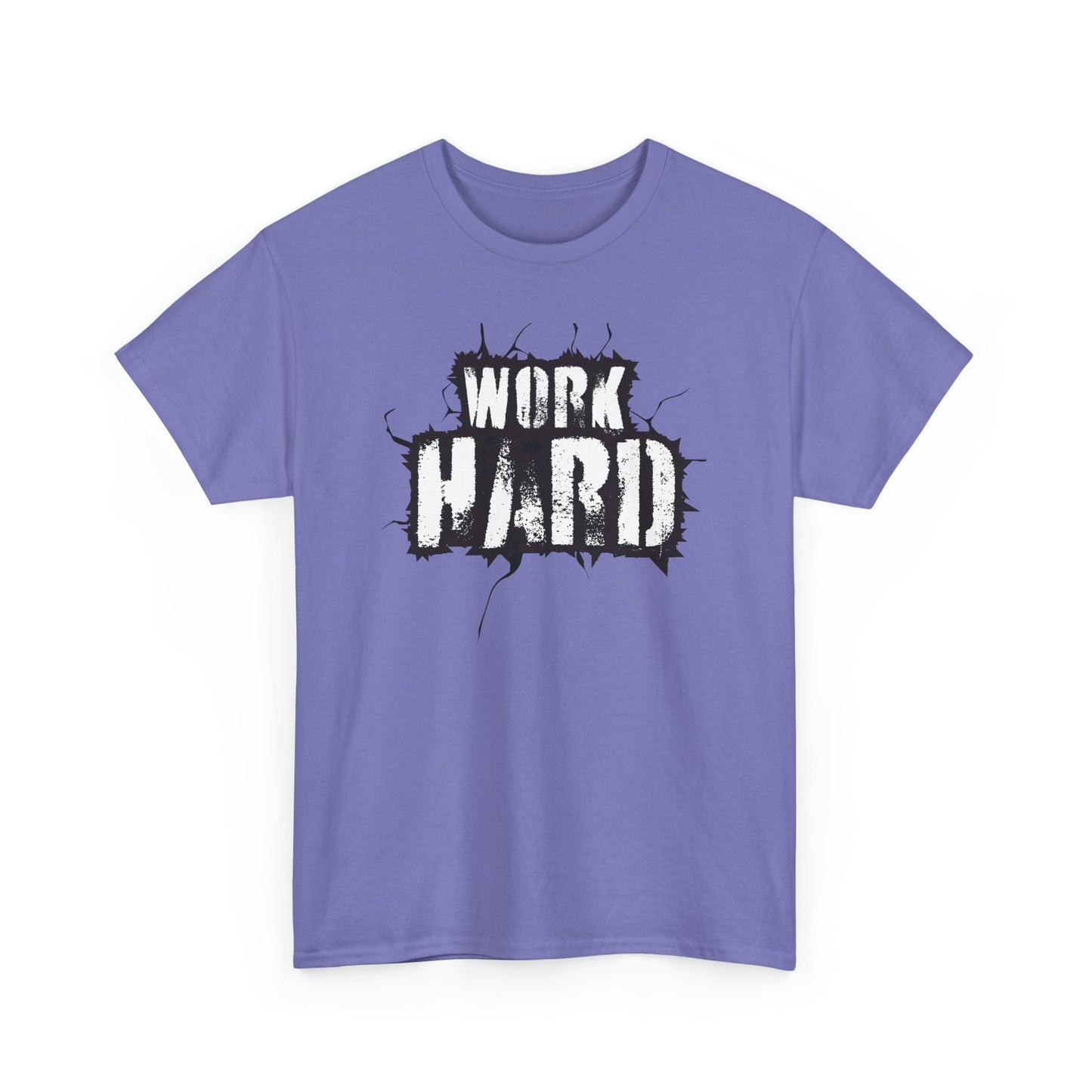 Motivational Work Hard Tee: Casual Unisex Cotton Shirt for Gym, Fitness, Office, Encouragement, Inspirational Gift