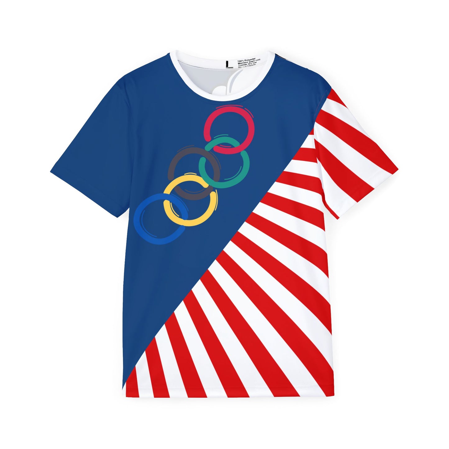 Patriotic Olympic Rings Sports Jersey