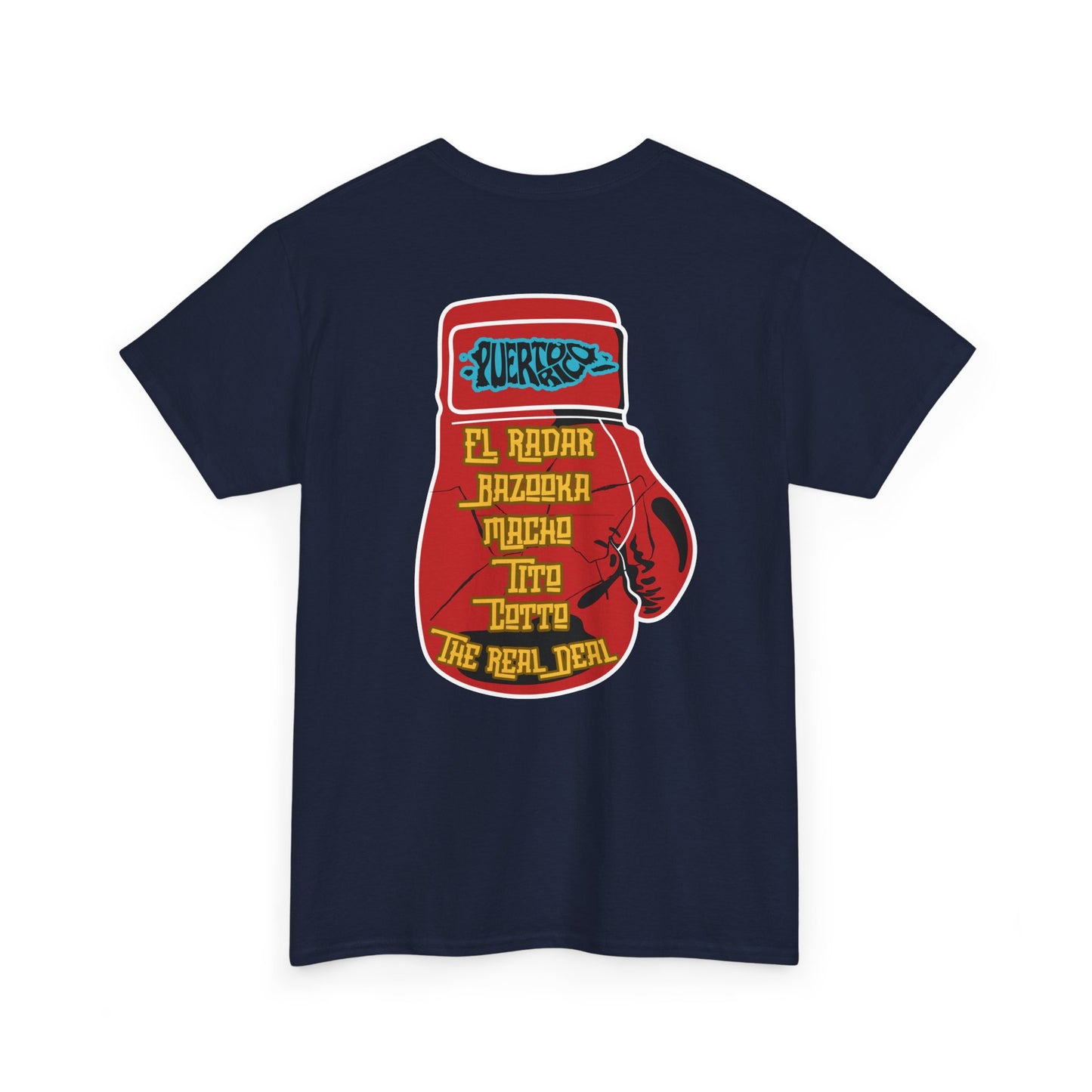 PR Champions, The Force Designs, Boricuas, Boxing Champions, Boxing Legends, Puerto Rico, Campeones ,Unisex Heavy Cotton Tee