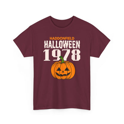 Halloween Graphic Tee, Spooky Unisex T-Shirt, Pumpkin Costume Top, Horror Movie Shirt, Fall Fashion, 1978 Theme