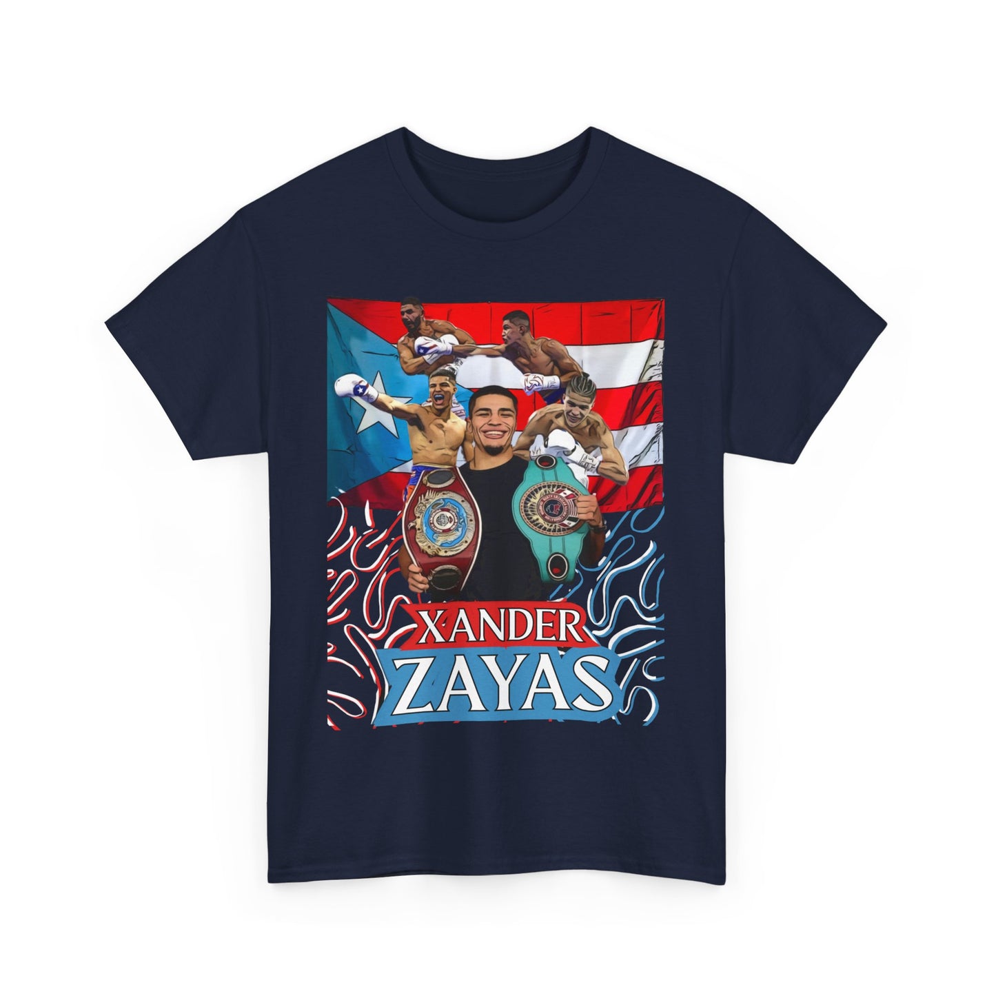 Unisex Heavy Cotton Tee - Alexander Zayas Champion Graphic Shirt