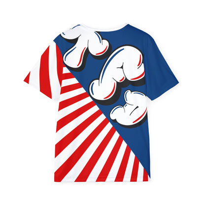 Patriotic Olympic Rings Sports Jersey