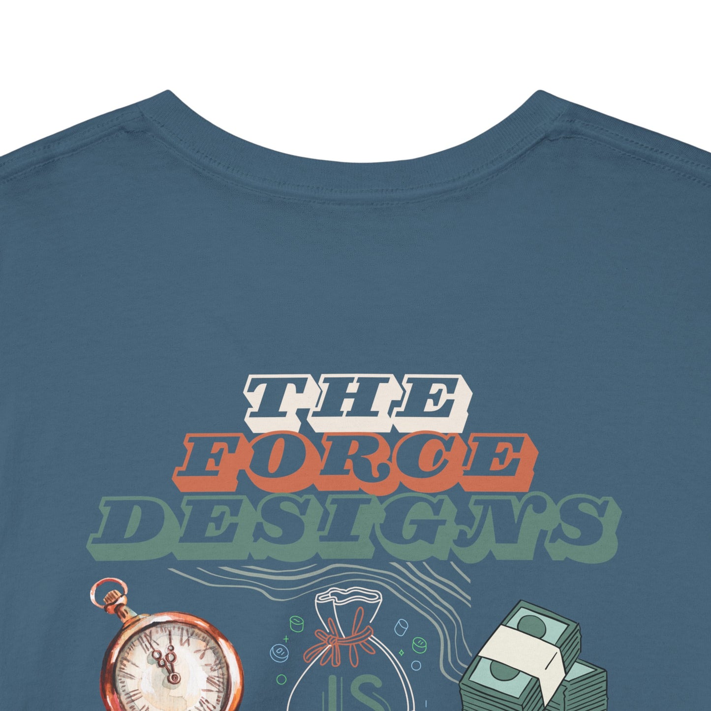 Time is Money Graphic Tee - Unisex Heavy Cotton Shirt