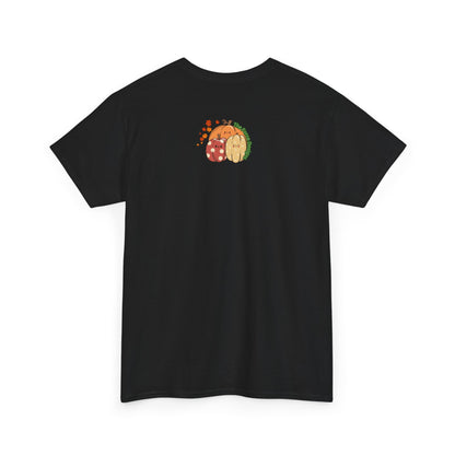 Hello Fall-Themed Unisex Heavy Cotton Tee, Seasonal T-Shirt, Autumn Apparel, Perfect for Harvest Celebrations, Cozy Casual Wear, Hello Fall Design