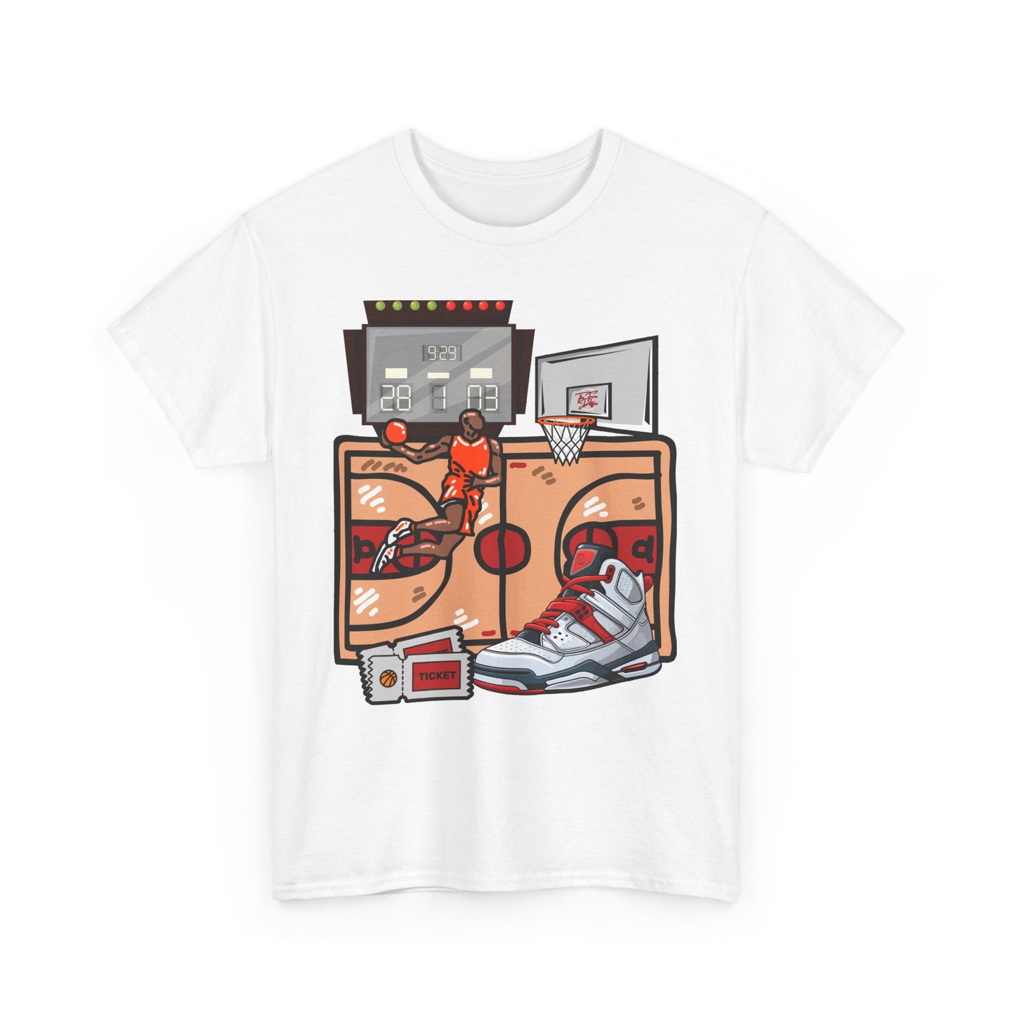 Classic bball Vibe Tee, Perfect for Sports Enthusiasts, Game Day, Casual Outings, Basketball Fans, Gift for Him/Her