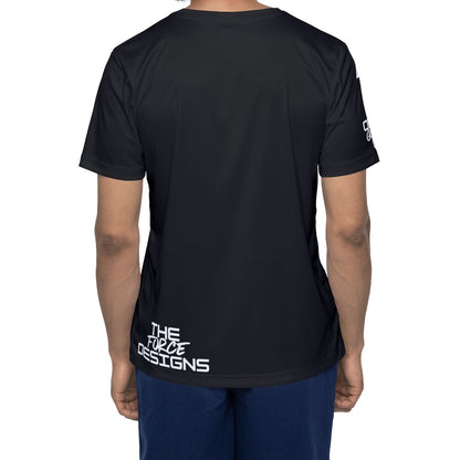 Never Going Back Down — Motivational Men's Athletic Tee