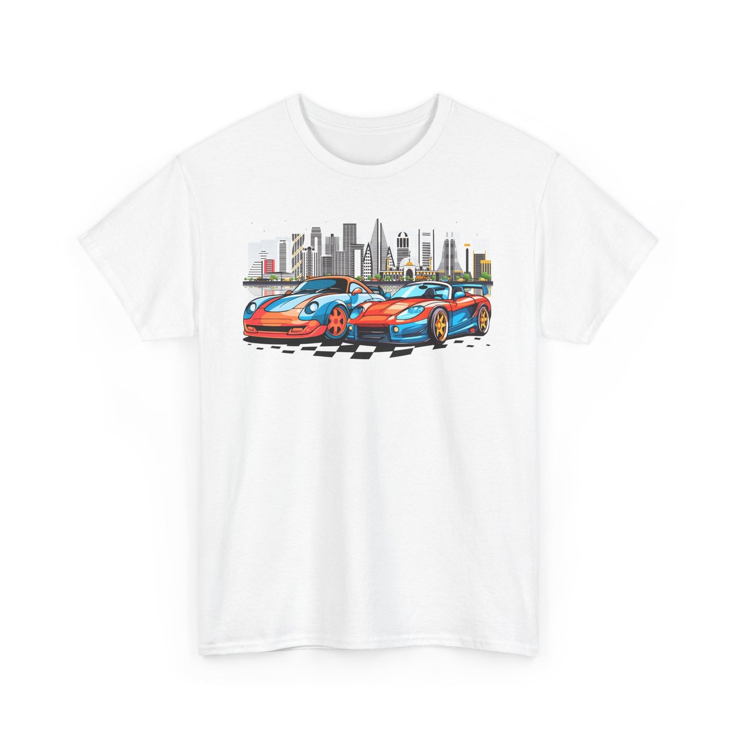 Urban Racing Tee for Car Enthusiasts, Street Art Apparel, Cool T-Shirt for Summer, Gift for Drivers