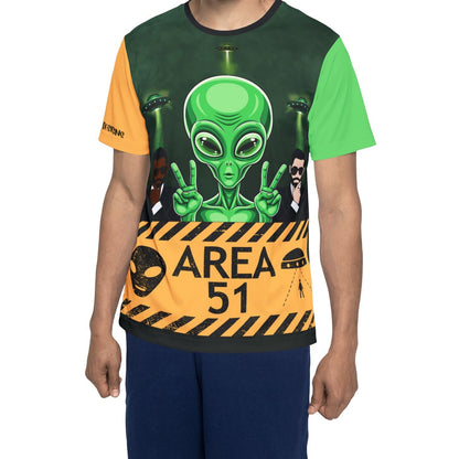 Area 51 Alien Graphic Jersey — Men’s UFO Tee