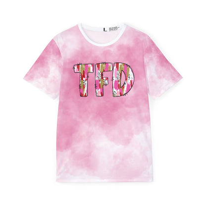 TFD Pink Tie-Dye Sports Jersey