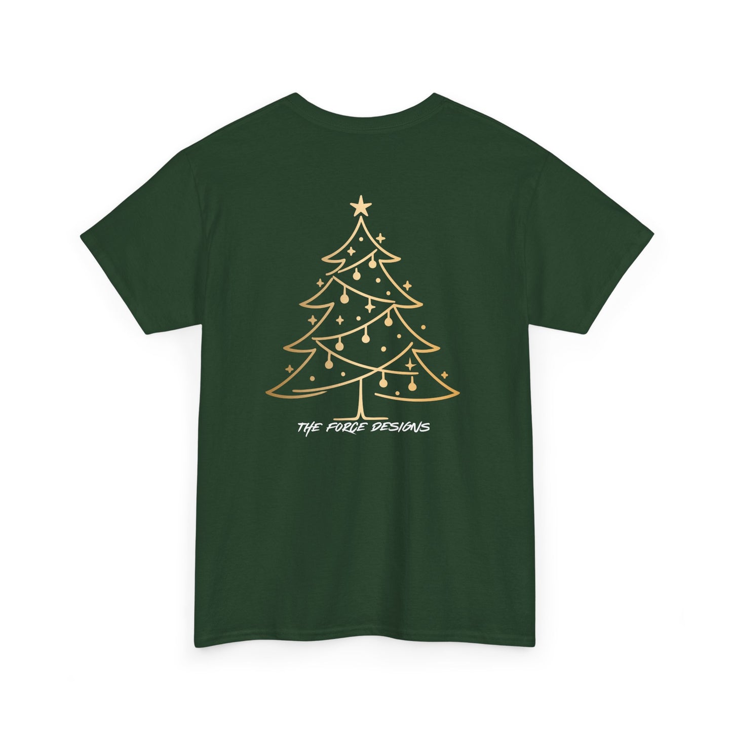 Feliz Navidad Tee — Gold Ornament Christmas Shirt
