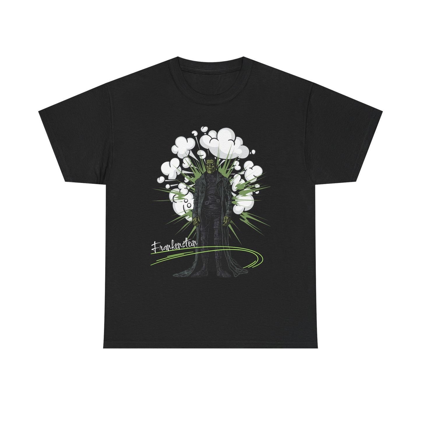 Frankenstein, The Force Designs, Frankenstein shirt, monster, horror, Unisex Heavy Cotton Tee