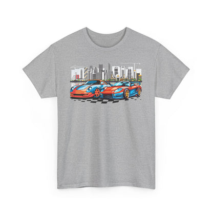 Urban Racing Tee for Car Enthusiasts, Street Art Apparel, Cool T-Shirt for Summer, Gift for Drivers