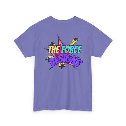 Unisex Heavy Cotton Tee - 'WOW' Comic Pop Art Style