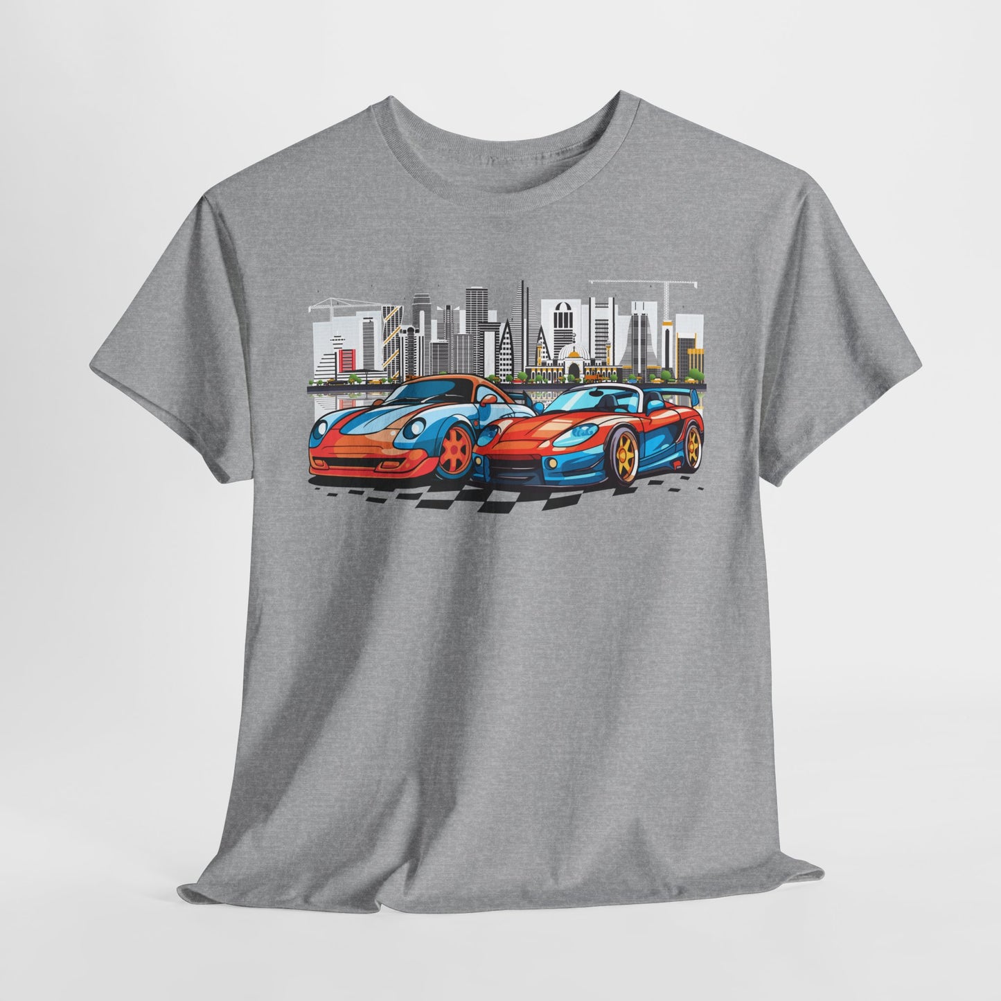 Urban Racing Tee for Car Enthusiasts, Street Art Apparel, Cool T-Shirt for Summer, Gift for Drivers