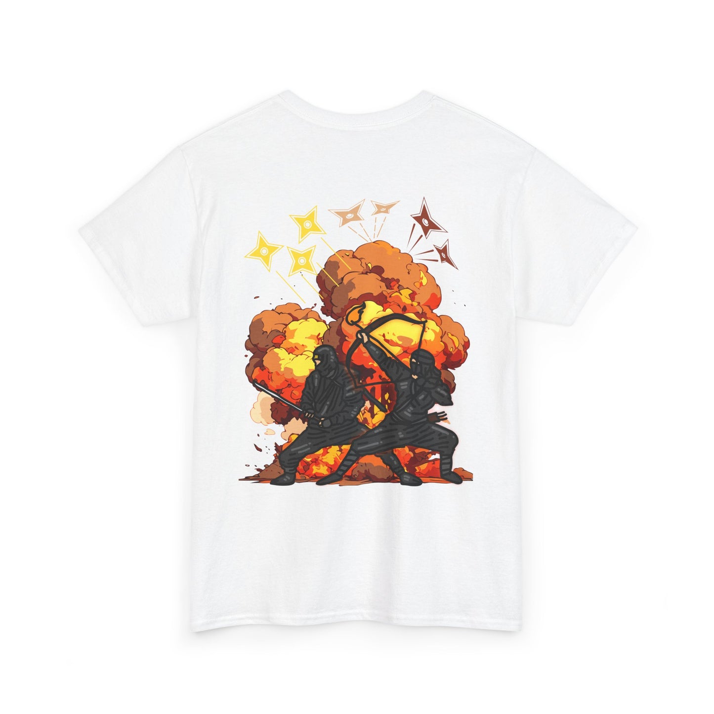 TFD Ninja Graphic Tee - Unisex Heavy Cotton T-Shirt, Sci-Fi Fan Merch, Battle Inspired Apparel, Unique Gift for Gamers & Collectors