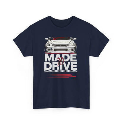 Made to Drive Unisex Heavy Cotton Tee | Perfect for Car Enthusiasts & Racing Fans