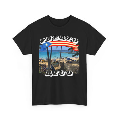 Puerto Rico Beach Vibes Unisex Heavy Cotton Tee