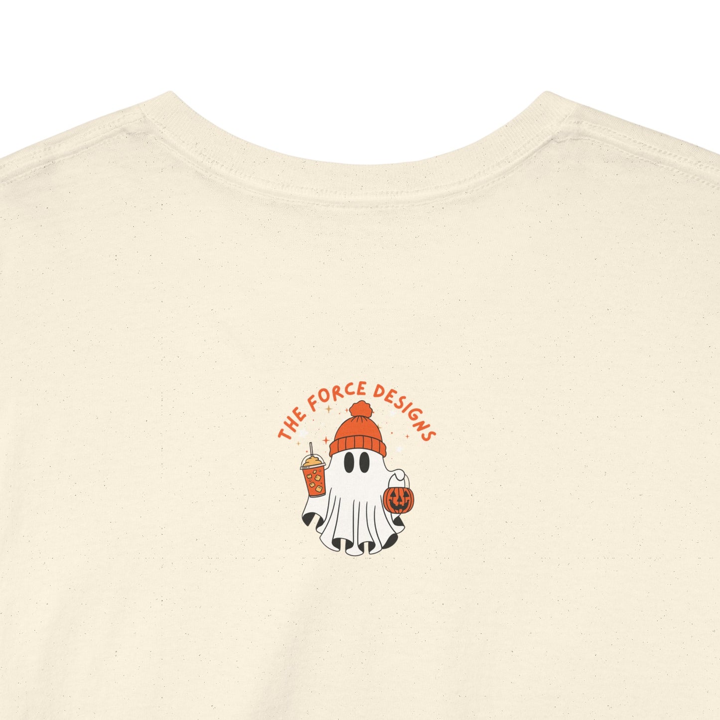 Halloween Ghost Unisex Heavy Cotton Tee, Spooky T-Shirt, Fall Fashion, October Vibes, Graphic Tee, Halloween Apparel, Ghost Design