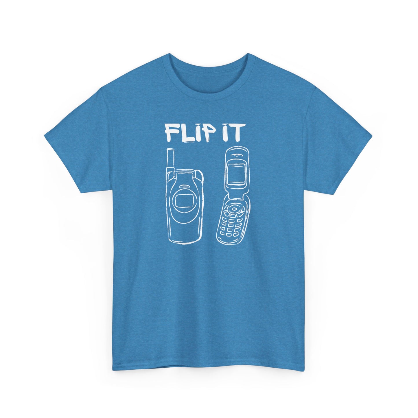 Flip it,The Force Designs,flip phone shirt,fashion tee,vintage,quote shirt,Unisex Jersey Short Sleeve Tee