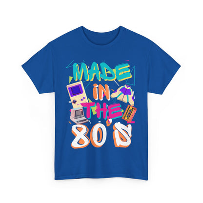 Made in the 80s, The Force Designs, vintage shirt, retro, old school shirt, old fashion, fashion, throwback,Unisex Jersey Short Sleeve Tee