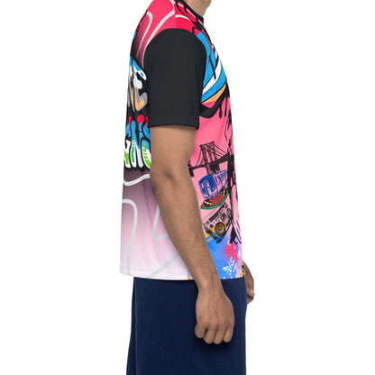 Graffiti Streetwear Sports Jersey — Urban Art AOP Tee