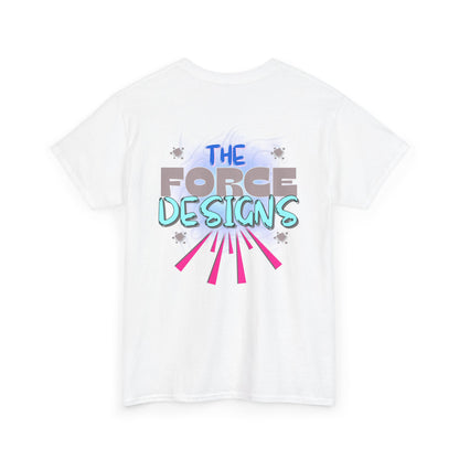 Urban Cartoon Unisex Heavy Cotton Tee - Street Style Graphic T-Shirt