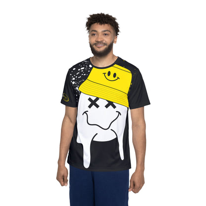 Graphic Men's Sports Jersey with Playful Design