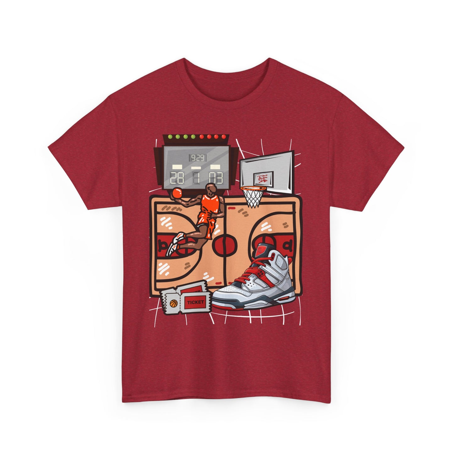 Classic bball Vibe Tee, Perfect for Sports Enthusiasts, Game Day, Casual Outings, Basketball Fans, Gift for Him/Her