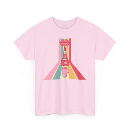 Girl Needs, Colorful Graphic Unisex Heavy Cotton Tee, Stylish T-Shirt for Everyday Wear, Gift for Friends, Summer Fashion, Casual Outfit