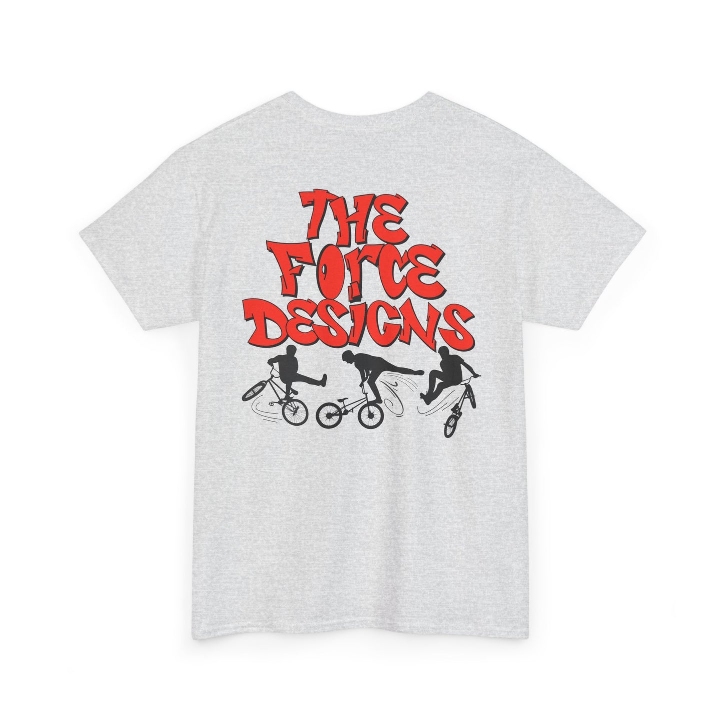 TFD BMX Heavy Cotton Tee, Unisex Cycling Shirt, Bike Riding Apparel, Sports Tee, Gifts for Bike Lovers, Streetwear, Activewear