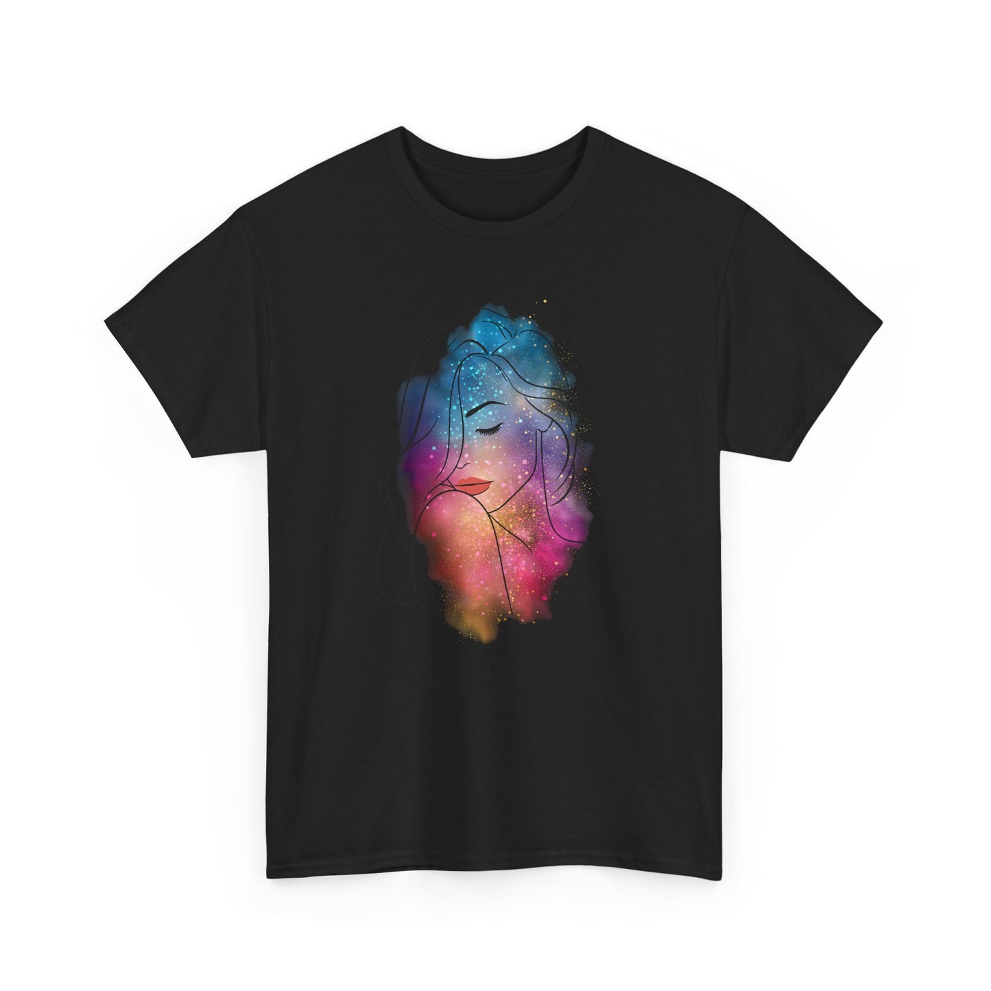 Lady Abstract, The Force Designs, abstract shirt, woman shirt, lady art, Unisex Heavy Cotton Tee