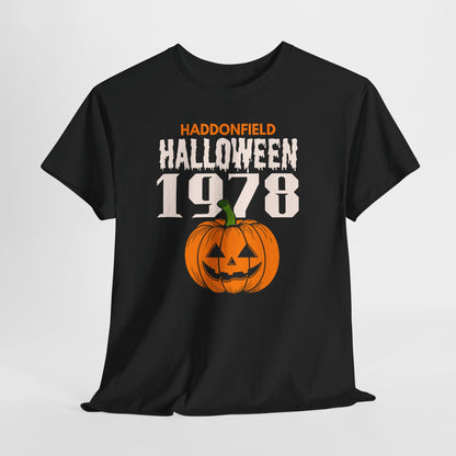 Halloween Graphic Tee, Spooky Unisex T-Shirt, Pumpkin Costume Top, Horror Movie Shirt, Fall Fashion, 1978 Theme
