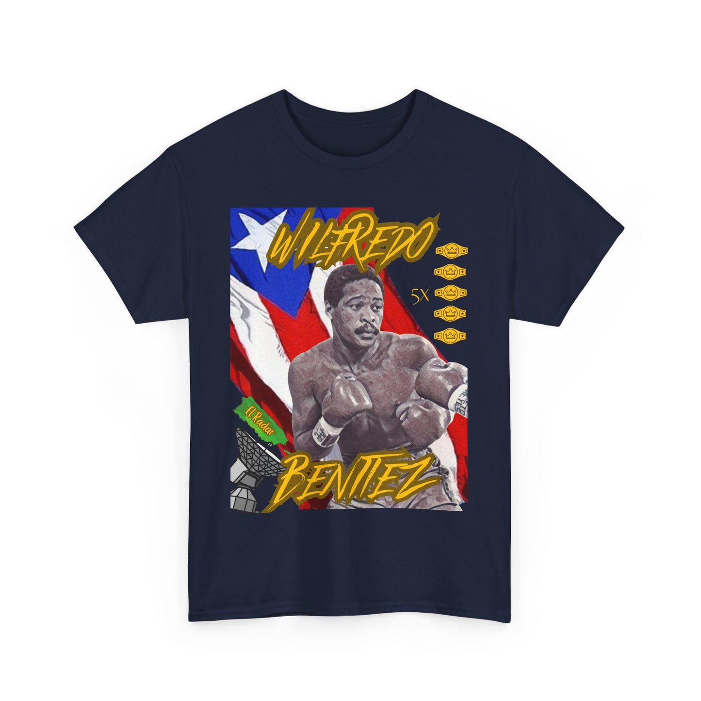Wilfredo Benitez, The Force Designs, boxing champion, Boricua, Puerto Rico, fashion Unisex Jersey Short Sleeve Tee
