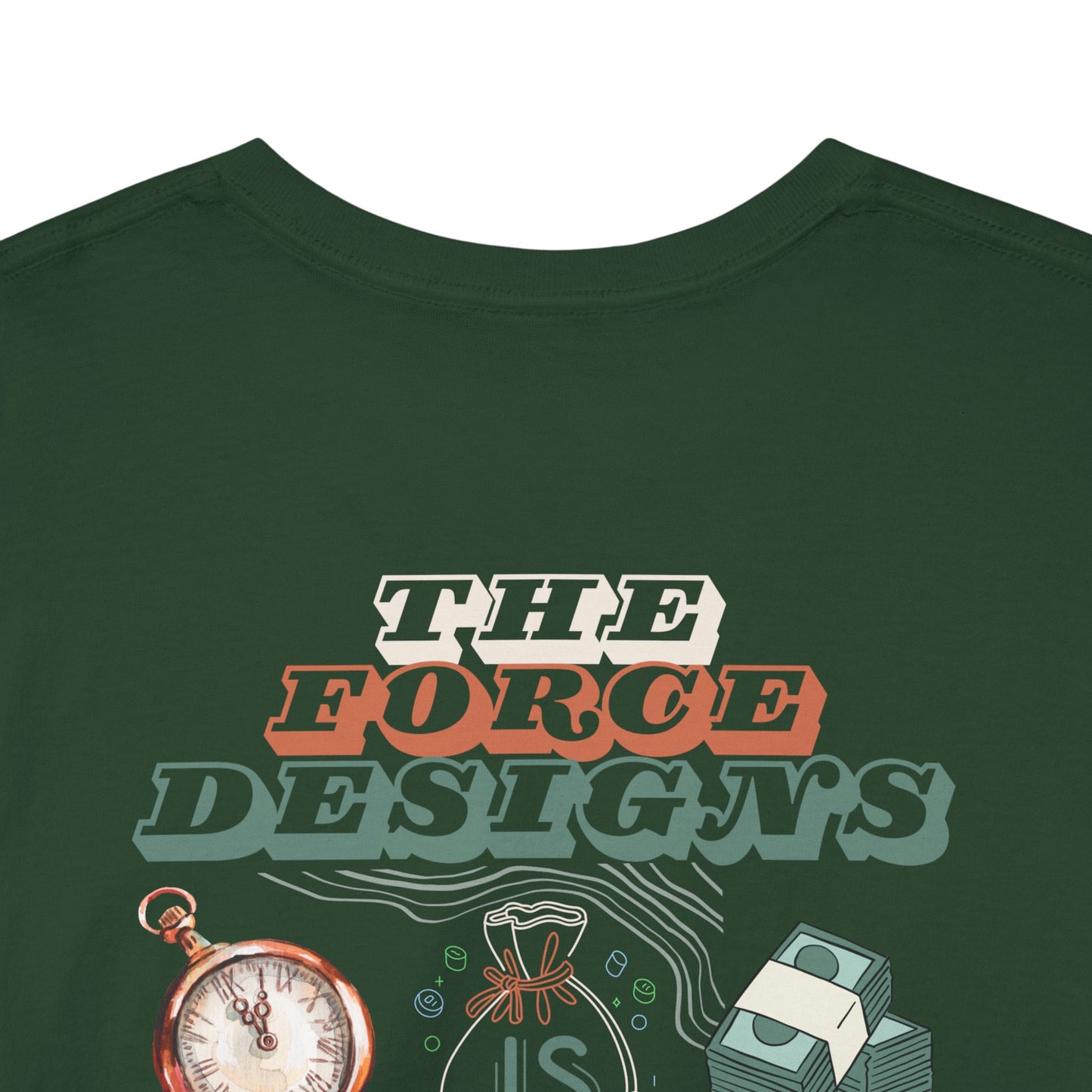 Time is Money Graphic Tee - Unisex Heavy Cotton Shirt