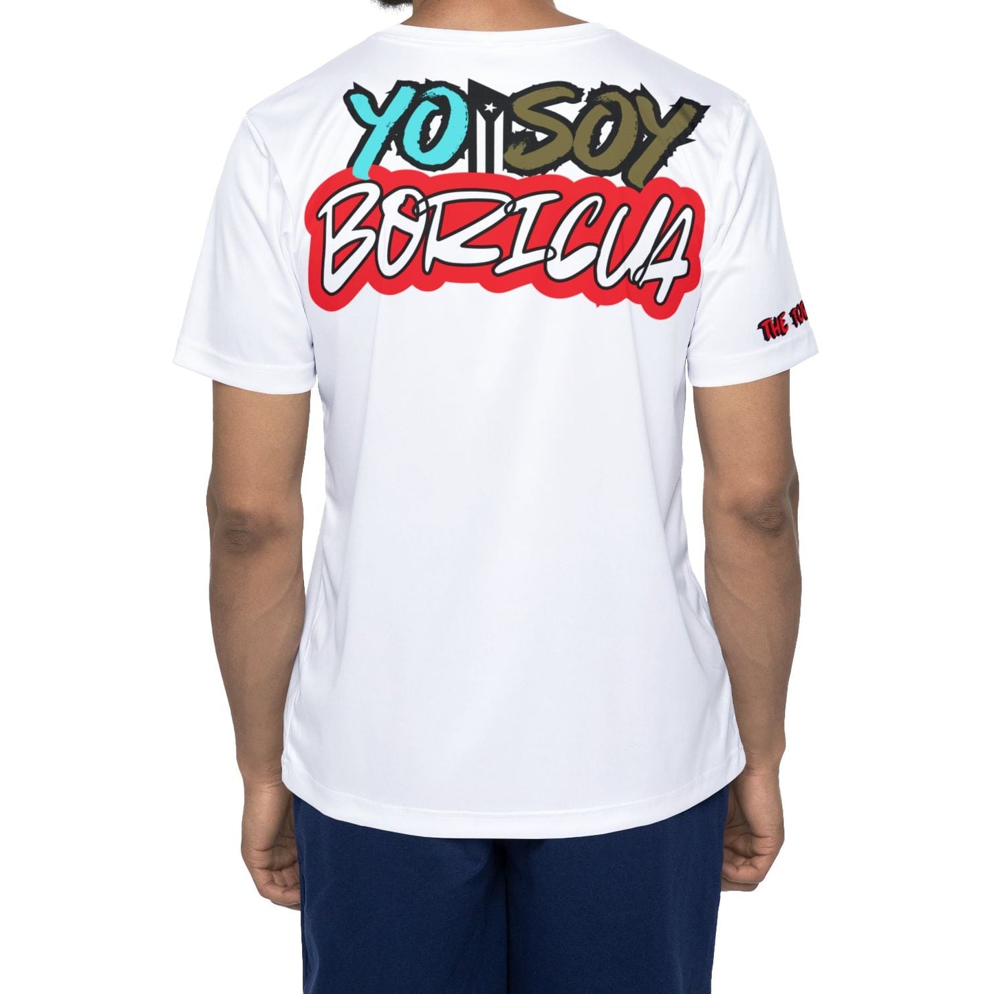 Aaaa-Puerto Rico Flag Castle Men's Sports Jersey — All-Over Print