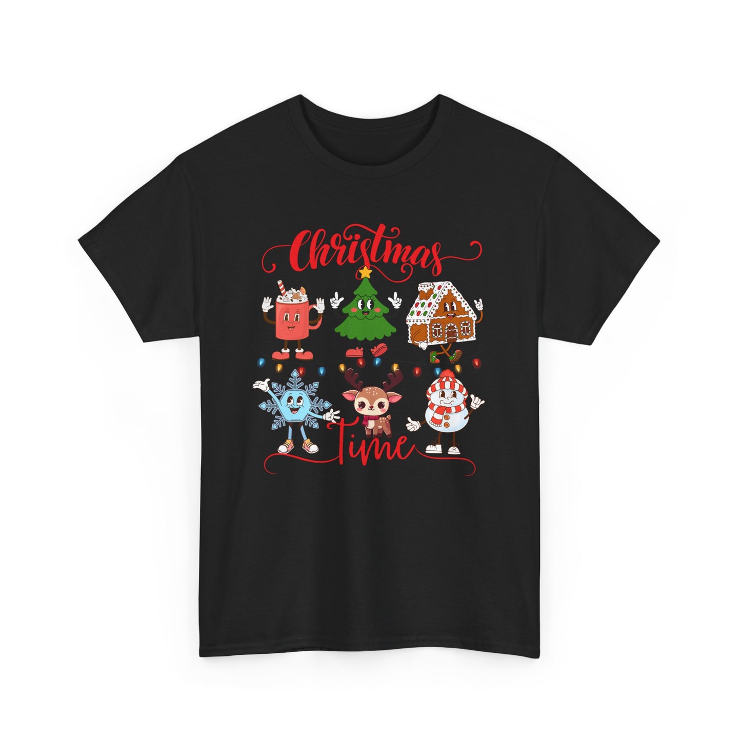 Christmas Themed Unisex Heavy Cotton Tee