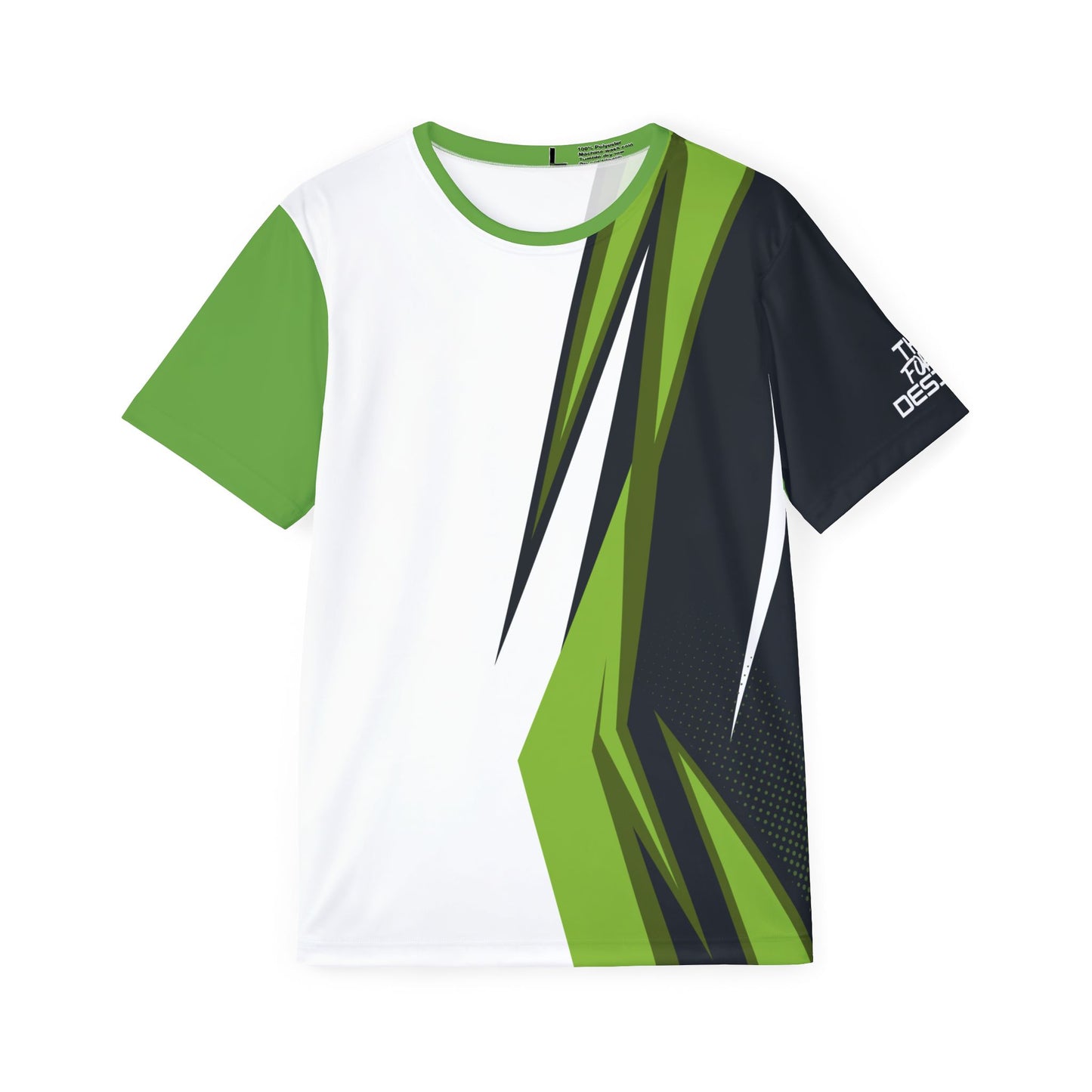 Men's Green Black Athletic Jersey — Performance Sports Tee