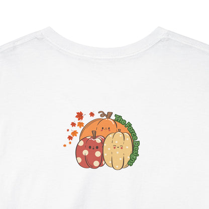 Hello Fall-Themed Unisex Heavy Cotton Tee, Seasonal T-Shirt, Autumn Apparel, Perfect for Harvest Celebrations, Cozy Casual Wear, Hello Fall Design
