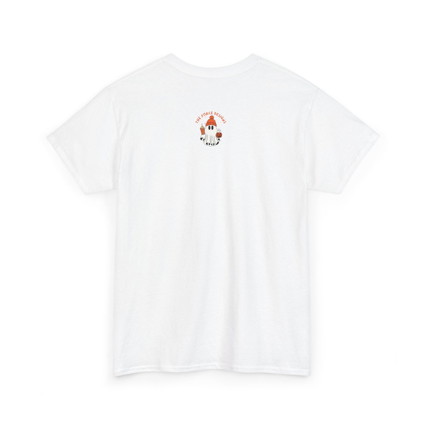 Halloween Ghost Unisex Heavy Cotton Tee, Spooky T-Shirt, Fall Fashion, October Vibes, Graphic Tee, Halloween Apparel, Ghost Design