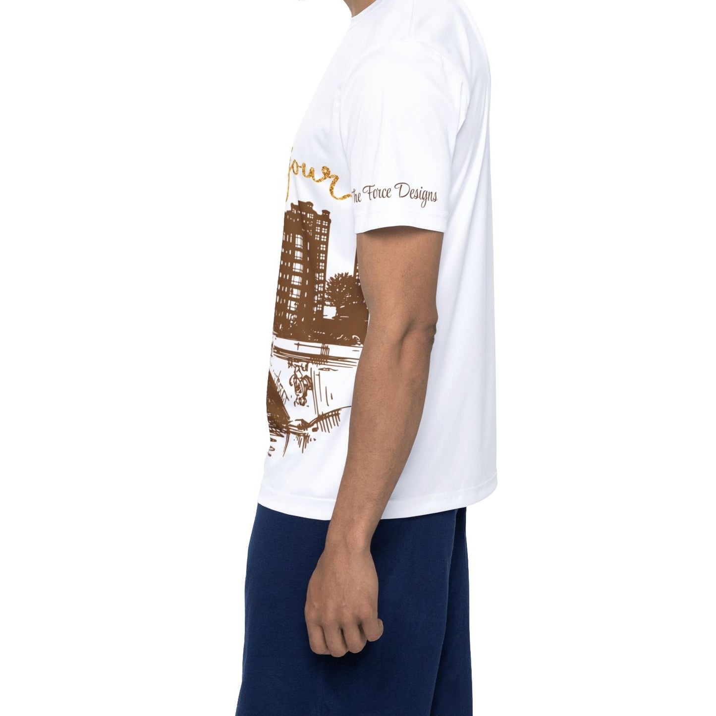 Paris Bonjour Sports Jersey — Men's Skyline Graphic Tee
