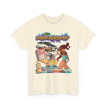 El Underground, The Force Designs, 90s, classicos, reggae, reggaeton, culture, hip hop,Unisex Heavy Cotton Tee