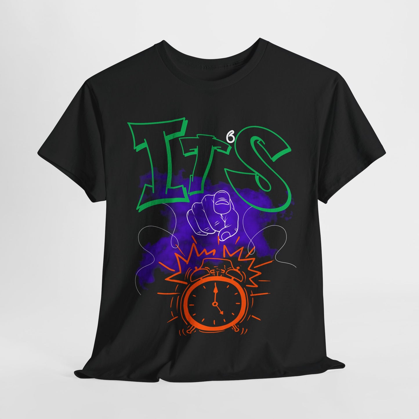 It’s Your Time,Vibrant Graphic Tee for Everyday Adventures, Unisex Heavy Cotton Tee, Casual Outfit, Gift for Friends, Statement Shirt, Relaxed Fit