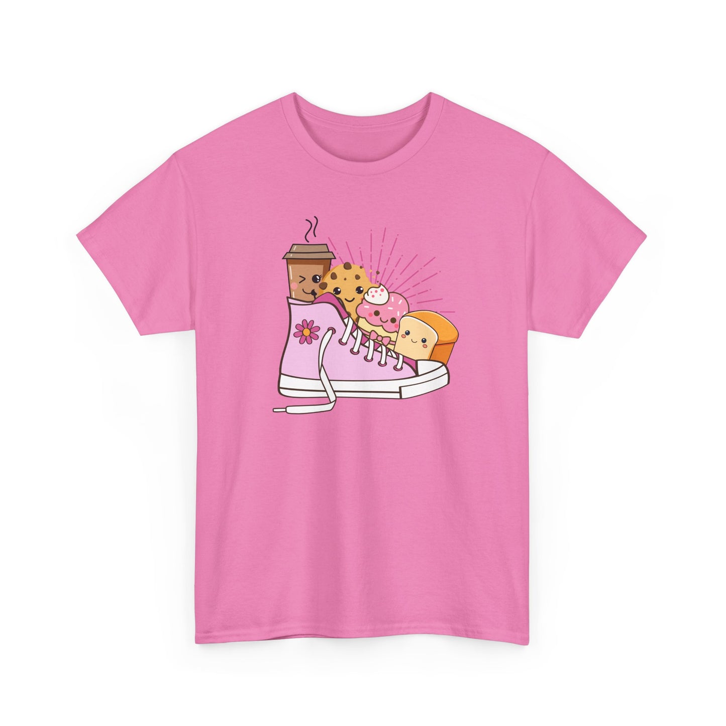 Cute Dessert-Themed Unisex Tee, Funny T-Shirt, Sweet Treats Shirt, Foodie Gift, Coffee Lover's Apparel