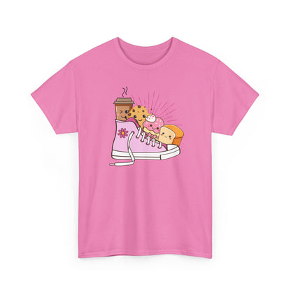 Cute Dessert-Themed Unisex Tee, Funny T-Shirt, Sweet Treats Shirt, Foodie Gift, Coffee Lover's Apparel