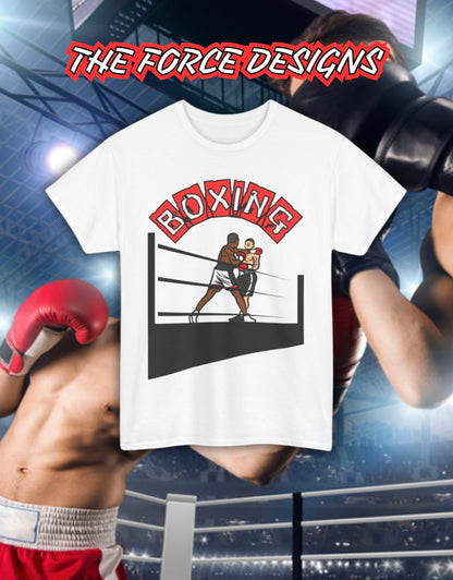 Boxing, The Force Designs, boxing shirt, boxing gear, boxing wear, boxing fan, boxers,Unisex Heavy Cotton Tee