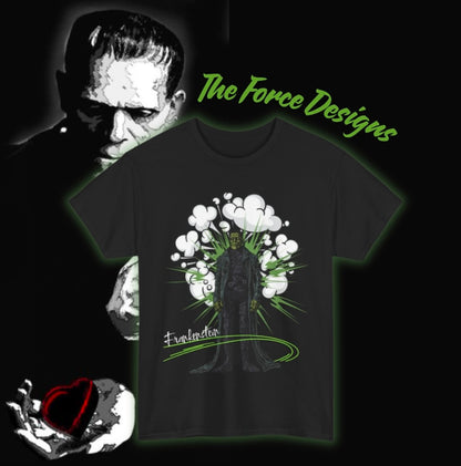 Frankenstein, The Force Designs, Frankenstein shirt, monster, horror, Unisex Heavy Cotton Tee